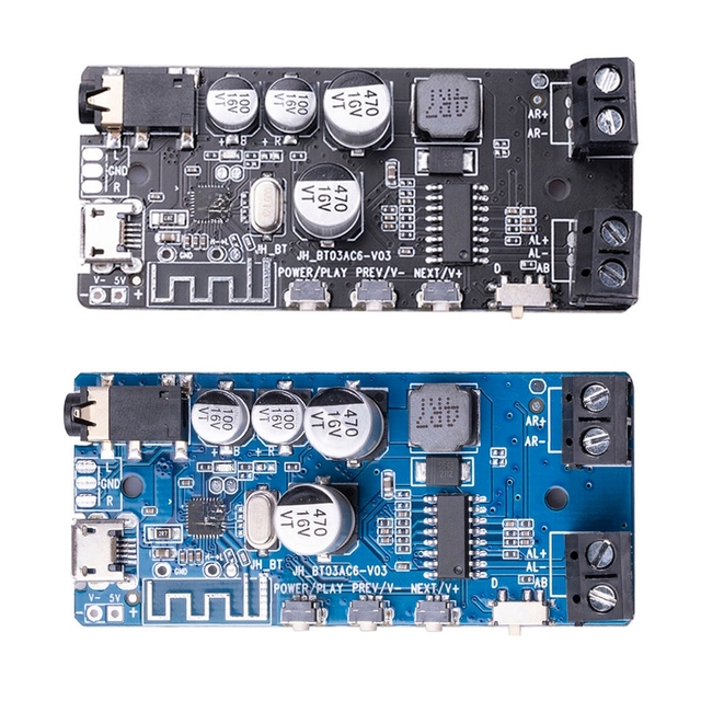 2*50W BT 5.0 Power Amplifier Class D Audio HiFi Stereo Wireless Music Player Mini USB Sound Card App Digital AMP