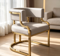 Chaise multifonctionnelle de luxe en acier de haute qualité - Table à manger - Utilisation à domicile, au bureau, à l'hôtel - Couleur rouge - Design moderne - Durable - Écologique