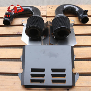 Kit d'admission d'air froid et pare-chaleur Fupower en fibre de carbone sèche pour <span class=keywords><strong>Mercedes</strong></span> Benz C63 <span class=keywords><strong>AMG</strong></span> (W205) C63s GLC63 3 pouces - Product Image 1