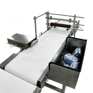 Machine d'inspection visuelle de codes QR haute vitesse avec console HMI pour la traçabilité des sacs de produits chimiques quotidiens sur la ligne de production - Product Image 3