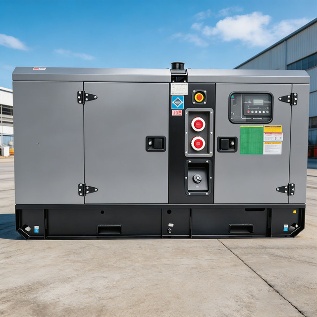 20KVA 16KW Diesel Generator Water Cooling Electric Start Standby Power 3 Phase Ac 4 Cylinder Silent Genset for Construction Site