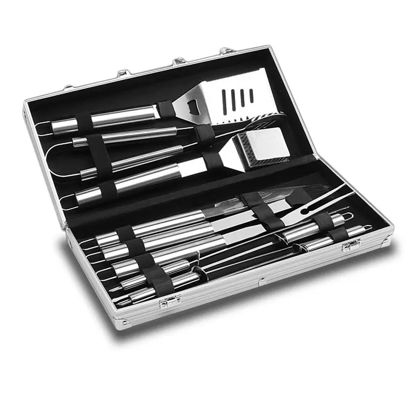 Hot Sale 3pcs Stainless Steel BBQ Grill Tools Cookware Set