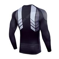 Ensemble 2 pièces pour hommes grandes tailles, coupe ajustée, sans coutures, antibactérien, léger, anti-transpiration, taille haute, extensible et actif