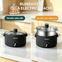 Marmite Électrique Multifonctionnelle Antiadhésive 3L 220V 800W avec Panier Vapeur, Vente en Gros, pour Cuisine, OEM ODM