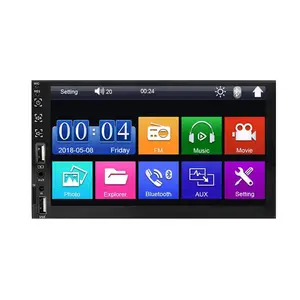 Touch Screen 24V 1 Din Radio Usb 7 "Video 7 pollici musica Media 7 pollici Bluetooth Multimedia autoradio lettore Mp5