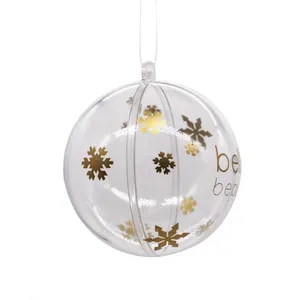 Bolas de ornamento personalizadas para Navidad, bolas de decoración de Navidad, 40-200mm