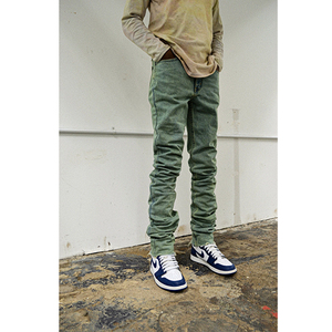 Jeans da <span class=keywords><strong>Uomo</strong></span> <span class=keywords><strong>di</strong></span> <span class=keywords><strong>Marca</strong></span> alla Moda 2024, <span class=keywords><strong>Pantaloni</strong></span> Denim Personalizzati con Vestibilità Skinny - Product Image 4