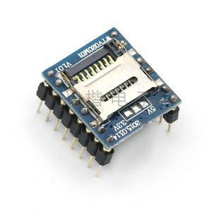 WTV020 การ์ด SD โมดูลเสียง 5V 3.3V เล่นเสียงสำหรับคอนโซลเกม - Product Image 1