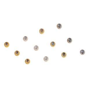 Separadores de Cadena DIY de Silicona con Rueda Plana y Ajuste de Posicionamiento, Chapados en Oro de 18K, Cobre, Blanco, KKC, Oro Rosa, Ovalados, al Vacío - Product Image 4