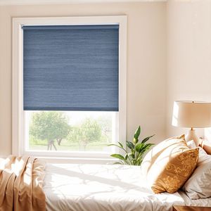 ستائر نوافذ أسترالية أوروبية معتمة بدون حبال، ستائر دوارة معتمة من القماش، ستائر كهربائية ذكية - Product Image 5