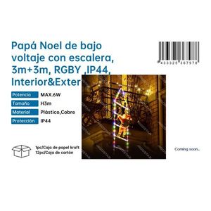 Low Voltage Christmas <b>Tree</b> With Climbing Ladder 3m+3m IP44 Indoor Outdoor - Product Image 2