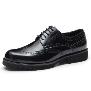 Zapatos Formales de Negocios para Hombre, Talla Grande, Estilo Británico, de Cuero Genuino, Sin Cordones, Ligeros, Transpirables, Casuales, para el Trabajo, para Novios - Product Image 1