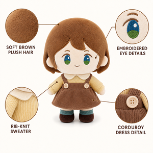 Personalized Custom Kawaii Plush Doll Supports Multiple Sweet Outfit Removable Clothes Skirt <strong>Figure</strong> Doll Mini Chibi <strong>Plushies</strong> - Product Image 4