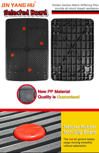 2025 Jin Yang Hu Có Thể Gập Lại Nhựa Tay Di Động Giỏ Hàng Nền Tảng Tay Xe Tải Xe Đẩy Cho Kho - Product Image 5