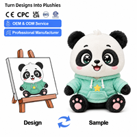 Fabricant de jouets en peluche personnalisés, conception sur mesure, jouets en peluche renard de dessin animé, poupée, créez votre propre animal en peluche