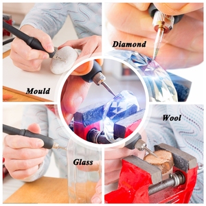 Ensemble de 50 fraises diamantées, fraises diamantées pour <span class=keywords><strong>outil</strong></span> rotatif <span class=keywords><strong>Dremel</strong></span> - Product Image 4