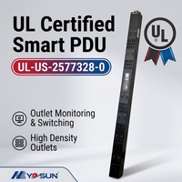 PDU Inteligente Industrial Trifásico de 125A con Intercambio en Caliente y Mantenibilidad, Compatible con TCP/IP, SNMP, MQTT para Gabinetes de Servidores de Carga Pesada