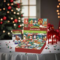 Calendrier de l'Avent de Noël 2025 – Puzzle de 1008 pièces, 50x70cm, grand format, portable, style ROMANCE, affiche en papier imprimée numériquement