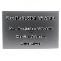 Pantalla Táctil LCD de Repuesto para Laptop Dell XPS 17 9700 Precision 5750 de 17 Pulgadas, Ensamblaje Superior Completo, Color Plateado