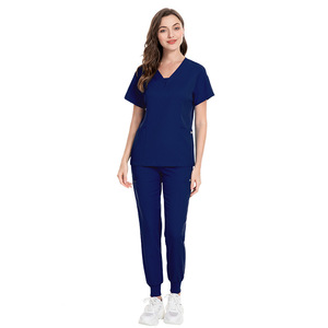 42030 Set di cura traspirante personalizzato più venduto manica corta uniforme medica <span class=keywords><strong>Scrub</strong></span> medicali <span class=keywords><strong>Scrub</strong></span> uniformi Set uniformi - Product Image 2
