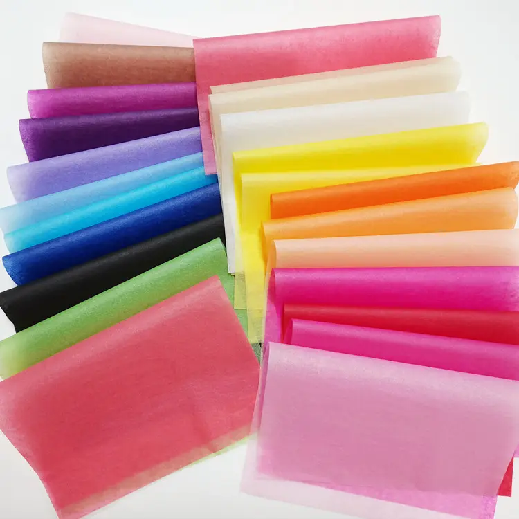 Saco de papel para embrulhar tecidos, 17g presente de roupas de papel de embrulhar