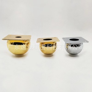 Yijun Furniture <b>Legs</b> 2163 Gold Silver Spherical Modern Minimalist Easy Installation - Product Image 1