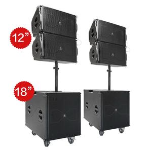 Активная линейная акустическая система Sandy Audio K6 с активными 12-дюймовыми и 18-дюймовыми сабвуферами, профессиональная звуковая система PA - Product Image 5