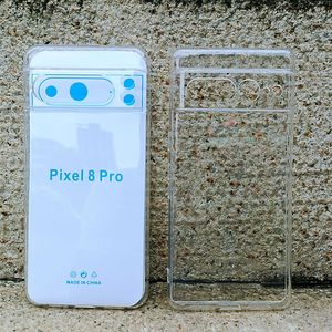 Funda Transparente para <span class=keywords><strong>Google</strong></span> <span class=keywords><strong>Pixel</strong></span> 8 Pro, Funda para <span class=keywords><strong>Google</strong></span> <span class=keywords><strong>Pixel</strong></span> <span class=keywords><strong>6</strong></span> 7 8, Resistente a Golpes, Flexible, Suave, de TPU - Product Image 1