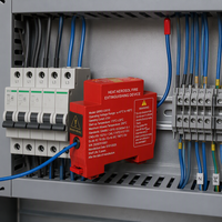 Dispositif d'extinction d'incendie automatique à aérosol condensé sur rail DIN, unité de suppression d'incendie à aérosol chaud pour armoire de distribution