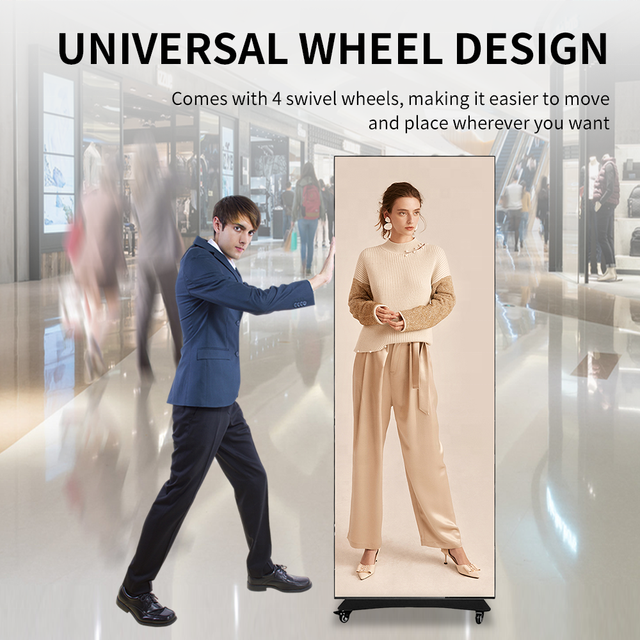P2.5 Portable Foldable LED Display Screen Indoor Use IP65 Waterproof Poster Led Screen Led Foldable Screen