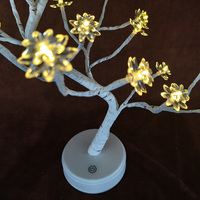 24 LED Lotus Light Kupferdraht Bonsai Bäume mit LED-Lichtern Weihnachten Bonsai Nacht lampe LED Home Decoration Color Light