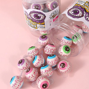 Gomitas de Ojos 3D Halal al por Mayor, Marca Privada Personalizada, Dulces de Gelatina con Relleno de Fruta, Golosinas de Gelatina con Forma de Ojo - Product Image 3