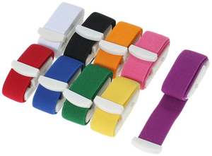 Tourniquet de type à pression de boucle promotionnelle médicale Risenmed dans un logo personnalisé <span class=keywords><strong>ou</strong></span> des bandes de couleur Production de ceinture élastique - Product Image 4