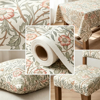 Nappe en toile imprimée florale style pastoral britannique vintage, motif bruyère douce, pour extérieur, personnalisable