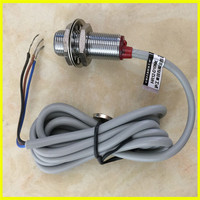 Saklar Sensor Jarak Tipe Hall Magnetik HR12-D10NK Tiga-kawat NPN Normal Terbuka 24V