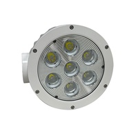 Projecteur LED 80W à faisceau large 5000K, lampe de travail DC haute luminosité pour camions de pompiers, patrouilles et mât de sauvetage