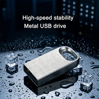 Flashdisk Metal 2.0 32GB 128GB 16GB 8GB 4GB Kecepatan Tinggi USB Flash Drive 32gb Memory Stick