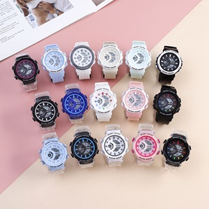Reloj Deportivo Digital Multifunción LED con Correa Transparente, Resistente al Agua, Cronómetro, Luz de Fondo, Alarma, Semana, para Hombre y Mujer, para Actividades al Aire Libre - Product Image 6