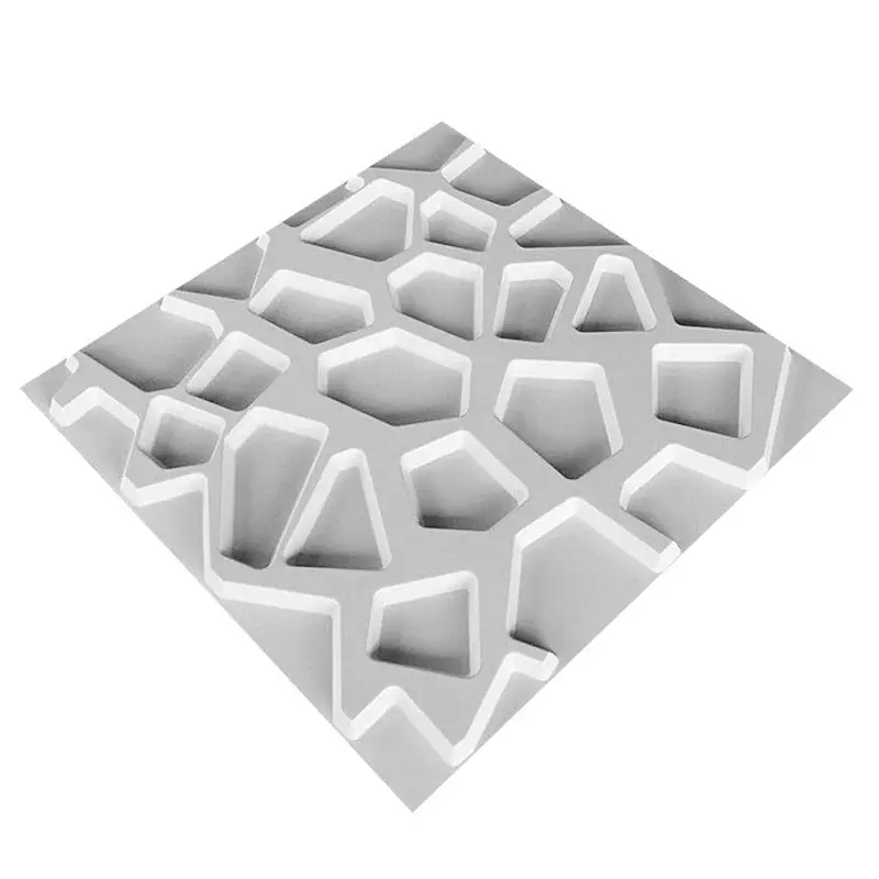 Ustom-Panel de pared 3D para decoración de techo, papel tapiz de azulejo