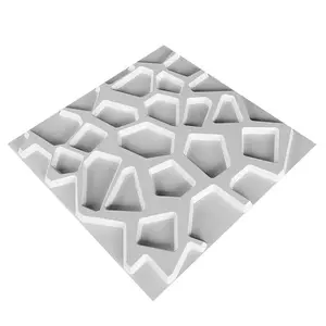 Ustom-Panel de pared 3D para decoración de techo, papel tapiz de azulejo