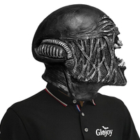Masque intégral en latex de film d'horreur Predator, costume de démon pour cosplay, accessoires de fête et de mascarade, personnalisable