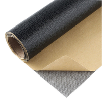 Autocollants en Cuir Autocollants Litchi Épais en PVC Auto-Adhésif pour Réparation de Canapés, Cuir Personnalisé d'Usine