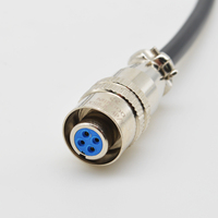 Zócalo de aire rápido Circular de 8mm XS8 9 10 enchufe de aviación 2 3 4 Core Pin BNC 3A 250V conector Din PCB de alimentación LED macho latón