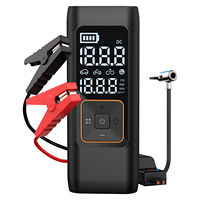 Arrancador de Coches 2000A y Bomba de Aire 150PSI, Potenciador de Batería Portátil para Coche 6000-8000mAh, Batería Externa de Emergencia CE OEM ODM ABS