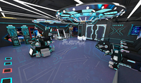 Simulador de Vuelo de Parapente 9D VR Comercial, Equipo de Entretenimiento, Máquina de Movimiento Oscilante para Parques de Aventuras