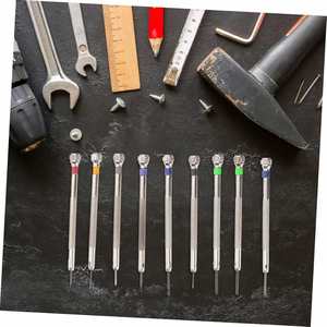 9 in 1 Precision DIY OEM Watch <b>Screwdriver</b> Tool Set with Plastic Handle Tool Steel Nickel Finish 3-Year Warranty 0.5-2.5mm Hex - Product Image 3