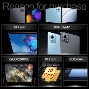 Bán buôn máy tính bảng <span class=keywords><strong>10.1</strong></span> inch <span class=keywords><strong>Android</strong></span> 15 tablette với wifi 5 gam Octa-core Bàn phím 6 + 256GB mở rộng lưu trữ 4 gam kinh doanh máy tính bảng - Product Image 5