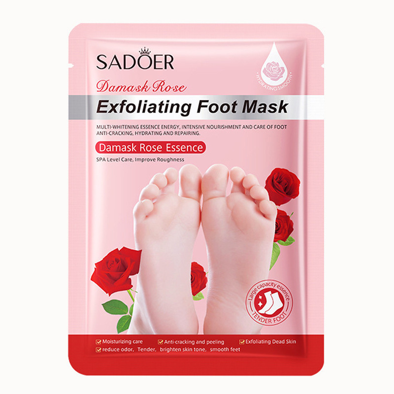 SADOER Damask Rose Exfoliating Foot Mask 2