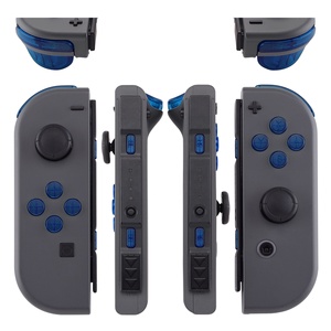 Bouton d'action D-pad en plastique bleu transparent personnalisé en gros pour la réparation des clés de manette Nintendo Switch - Product Image 2