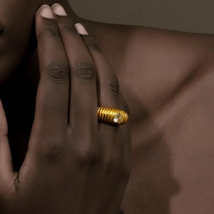 Customized Waterproof Tarnish Free Custom Mexican <strong>Plus</strong> <strong>Size</strong> Laser 18k Gold love Stainless Steel <strong>Rings</strong> with Screw - Product Image 4